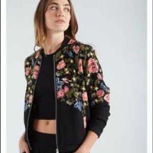 Cotton On floral light weight bomber jacket